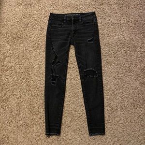 Black Ripped Skinny Jeans